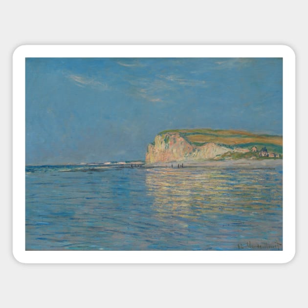 Low Tide at Pourville, Near Dieppe by Claude Monet Magnet by Classic Art Stall